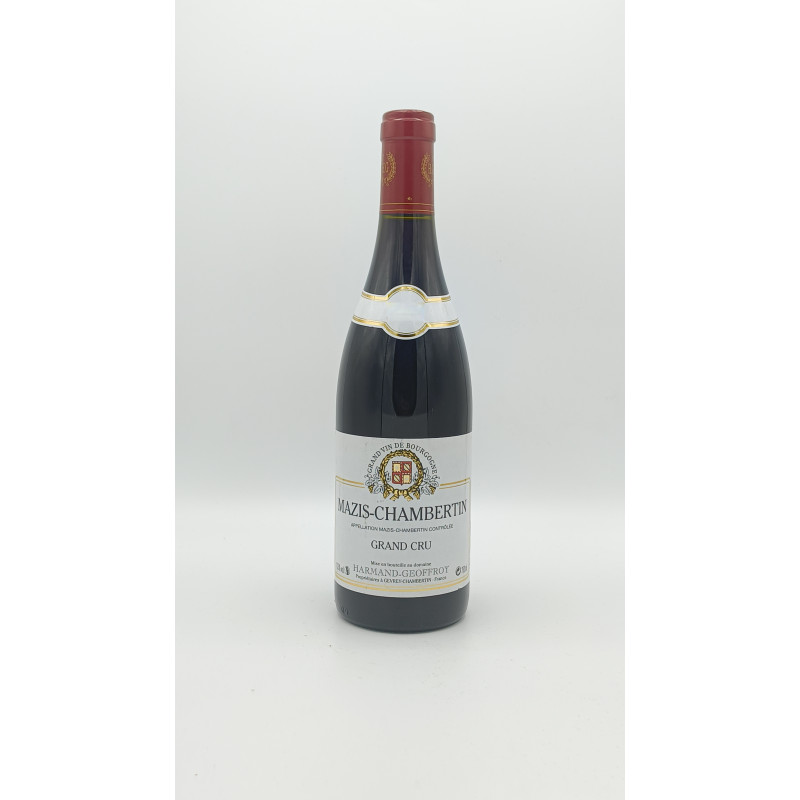 Mazis Chambertin Grand Cru 2012 Domaine Harmand Geoffroy 75 cl 345,00 € Côte de Nuits chez Millésimes à la Carte