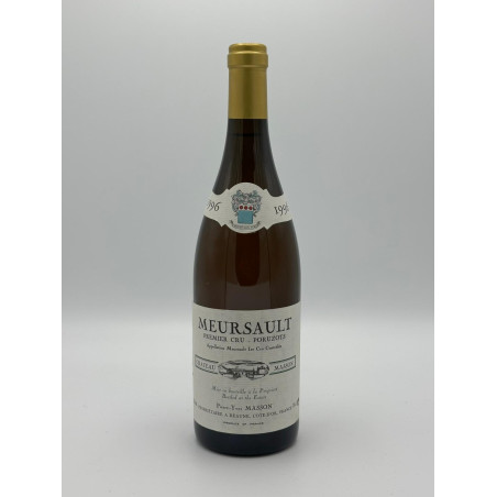 Meursault 1er Cru Poruzots 1996 Château Masson 75 cl 119,00 € Côte de Beaune chez Millésimes à la Carte