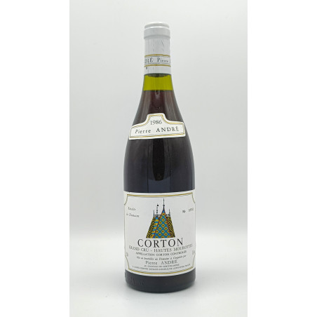 Corton Hautes Mourottes Grand Cru 1986 Pierre André 75 cl 145,00 € 1986 chez Millésimes à la Carte