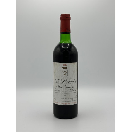 Saint Emilion Grand Cru Classe 1976 Château Clos Saint Martin 73cl 159,00 € Rouge chez Millésimes à la Carte