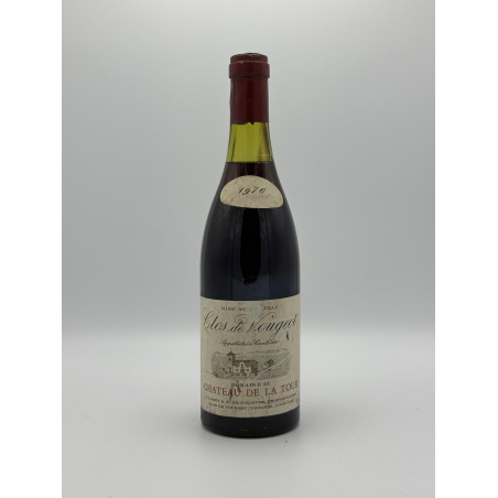 Clos de Vougeot Grand Cru 1976 Domaine du Château de la Tour 75 cl 385,00 € Rouge chez Millésimes à la Carte