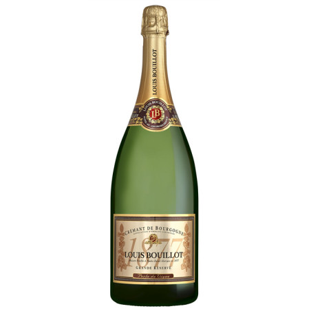 Crémant de Bourgogne Brut Rosé Perle de vigne Louis Bouillot 150 CL 32,00 € Appellations régionales chez Millésimes à la Carte