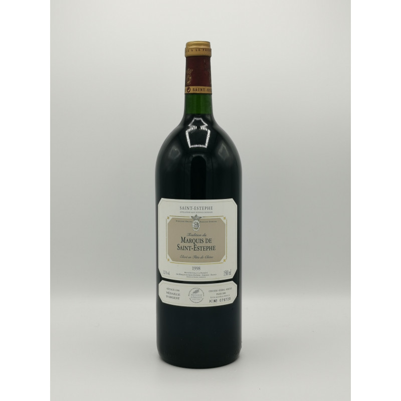 Marquis de Saint Estèphe 1998 Saint Estèphe 150cl 69,00 € Bordeaux chez Millésimes à la Carte