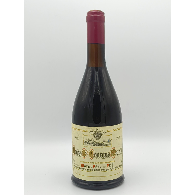 Nuits Saint Georges 1988 Morin Père & Fils 75cl 115,00 € Rouge chez Millésimes à la Carte