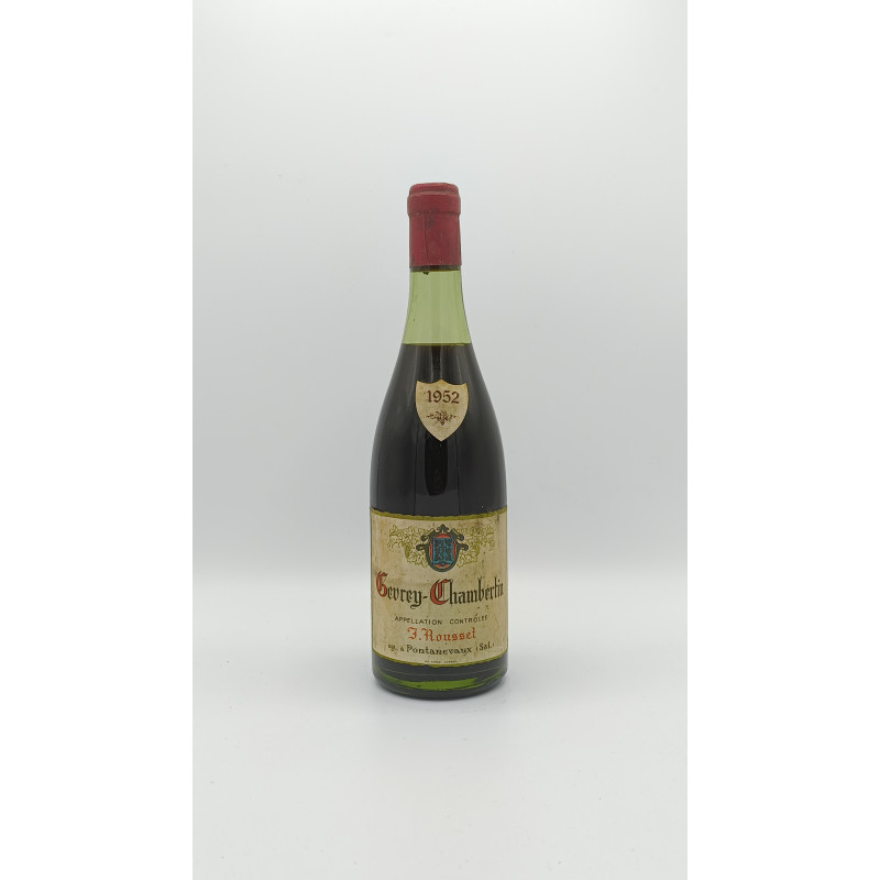 Gevrey Chambertin 1952 J.Roussel 75 cl 319,00 € Rouge chez Millésimes à la Carte