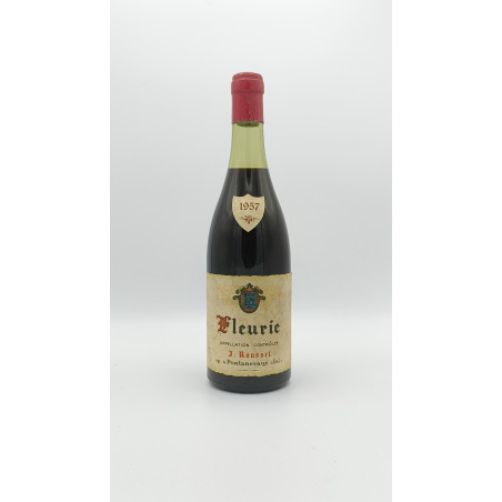 Fleurie 1957 J. Roussel 75 cl 99,00 € Beaujolais chez Millésimes à la Carte