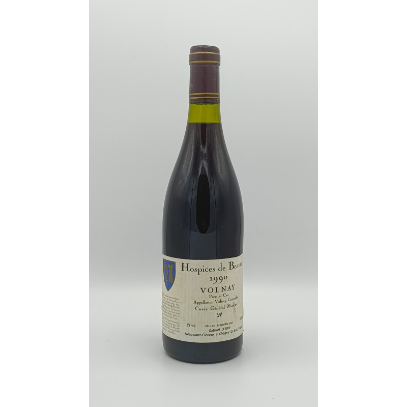 Volnay 1er Cru 1990 Hospices de Beaune Cuvée Général Muteau 75 cl 199,00 € Rouge chez Millésimes à la Carte