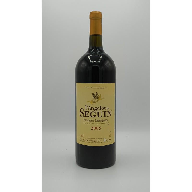 l'Angelot de Seguin 2005 Pessac Léognan 150cl 125,00 € Bordeaux chez Millésimes à la Carte