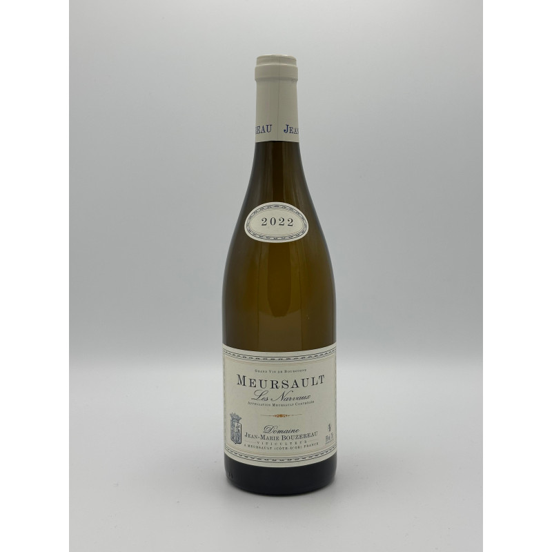 Meursault Les Narvaux 2022 Domaine Jean Marie Bouzereau 75 cl 66,00 € Côte de Beaune chez Millésimes à la Carte
