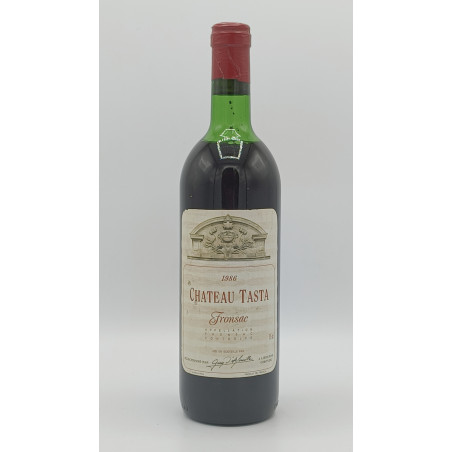 Château Tasta Fronsac 1986 75 cl 45,00 € Bordeaux chez Millésimes à la Carte