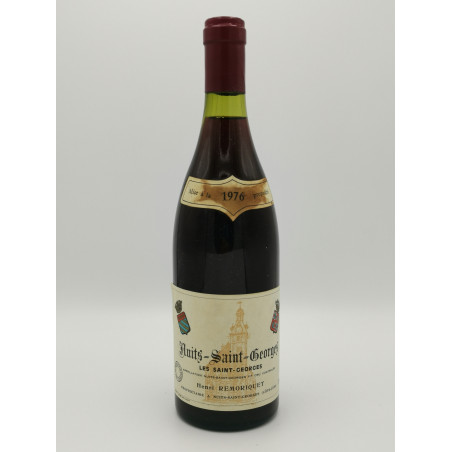 Nuits Saint Georges 1er Cru Les Saint Georges 1976 Henri Remoriquet 75cl 155,00 € Côte de Nuits chez Millésimes à la Carte