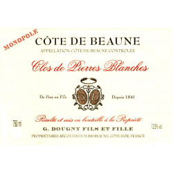 Côte de Beaune Clos de Pierres Blanches Monopole 1995 Domaine Gérard Dougny 75 cl 49,00 € 1995 chez Millésimes à la Carte