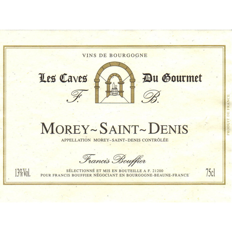 Morey Saint Denis 1995 Les Caves du Gourmet 75 cl 75,00 € 1995 chez Millésimes à la Carte